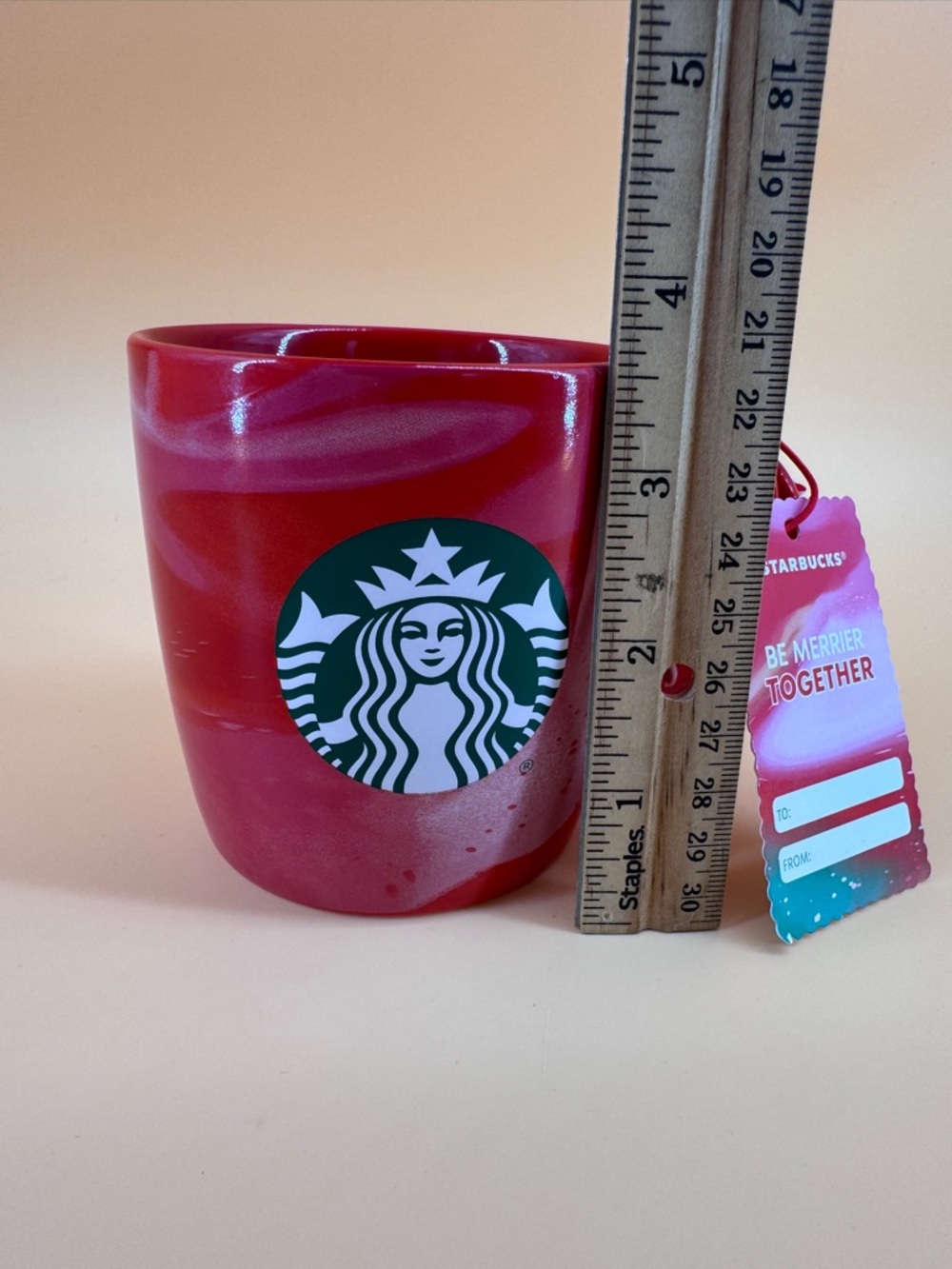 Starbucks Holiday 2024 11 fl oz Red Ceramic Coffee Mug Cup Christmas - Picture 10 of 11